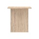 Τραπέζι Kumba pakoworld σε oak απόχρωση 80x40x42εκ Τραπέζι Kumba pakoworld σε oak απόχρωση 80x40x42εκ
