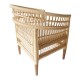 Πολυθρόνα Necorian paakoworld teak ξύλο με pe rattan σε φυσική απόχρωση και λευκό μαξιλάρι 80x70x87εκ Πολυθρόνα Necorian paakoworld teak ξύλο με pe rattan σε φυσική απόχρωση και λευκό μαξιλάρι 80x70x87εκ