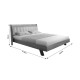 Κρεβάτι Frankly pakoworld διπλό oak-μπεζ pu 150x200εκ Κρεβάτι Frankly pakoworld διπλό oak-μπεζ pu 150x200εκ