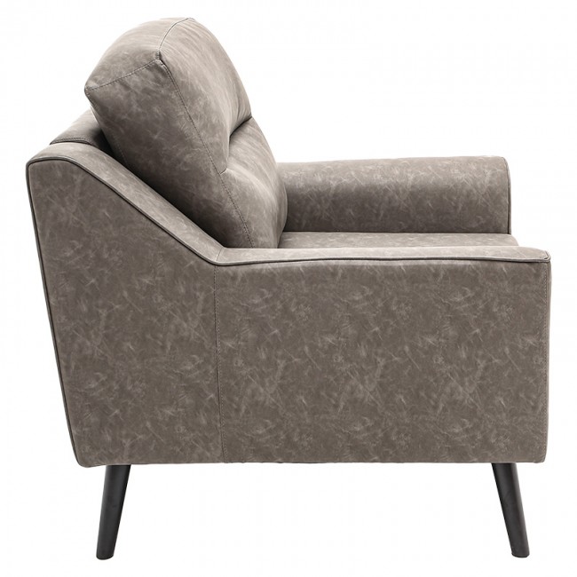 Πολυθρόνα Lonnie pakoworld τεχνόδερμα γκρι antique 94x95.5x92.5εκ Πολυθρόνα Lonnie pakoworld τεχνόδερμα γκρι antique 94x95.5x92.5εκ
