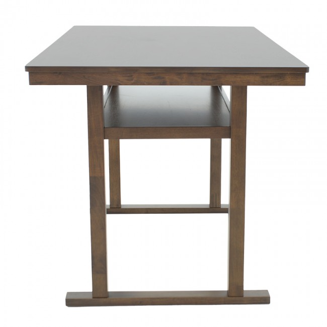 Τραπέζι μπαρ Tenor pakoworld φυσικό ξύλο rubberwood-ΜDF καρυδί 150x90x91.5εκ Τραπέζι μπαρ Tenor pakoworld φυσικό ξύλο rubberwood-ΜDF καρυδί 150x90x91.5εκ