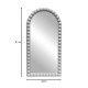 Καθρέπτης Pavloval Inart λευκό pp 42x3.5x81εκ Καθρέπτης Pavloval Inart λευκό pp 42x3.5x81εκ