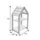 Ραφιέρα Montessori Zoilen pakoworld λευκό-ροζ mdf 50x30x80εκ Ραφιέρα Montessori Zoilen pakoworld λευκό-ροζ mdf 50x30x80εκ