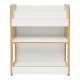 Ραφιέρα Seagull pakoworld φυσικό-λευκό mdf 57x34x70εκ Ραφιέρα Seagull pakoworld φυσικό-λευκό mdf 57x34x70εκ
