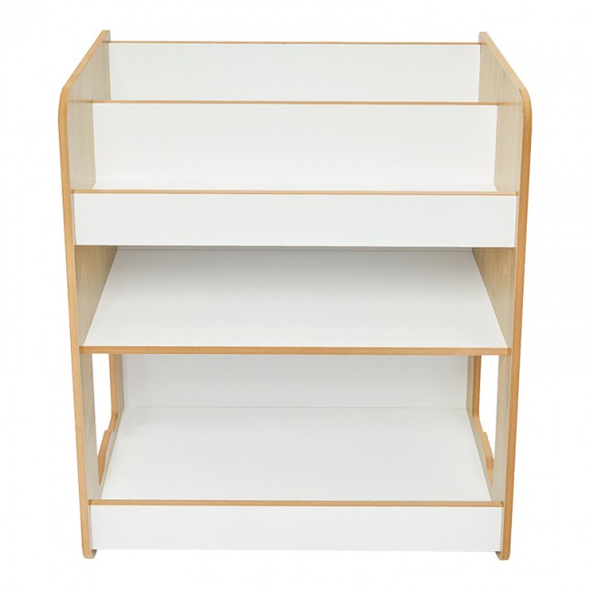 Ραφιέρα Seagull pakoworld φυσικό-λευκό mdf 57x34x70εκ Ραφιέρα Seagull pakoworld φυσικό-λευκό mdf 57x34x70εκ