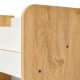 Ραφιέρα Seagull pakoworld φυσικό-λευκό mdf 57x34x70εκ Ραφιέρα Seagull pakoworld φυσικό-λευκό mdf 57x34x70εκ