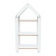 Ραφιέρα Montessori Zoilen I pakoworld λευκό-μπλε mdf 50x30x100εκ Ραφιέρα Montessori Zoilen I pakoworld λευκό-μπλε mdf 50x30x100εκ