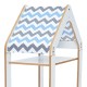 Ραφιέρα Montessori Zoilen I pakoworld λευκό-μπλε mdf 50x30x100εκ Ραφιέρα Montessori Zoilen I pakoworld λευκό-μπλε mdf 50x30x100εκ