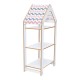 Ραφιέρα Montessori Zoilen I pakoworld λευκό-ροζ mdf 50x30x100εκ Ραφιέρα Montessori Zoilen I pakoworld λευκό-ροζ mdf 50x30x100εκ