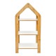 Ραφιέρα Montessori Zoilen I pakoworld λευκό-φυσικό-ροζ mdf 50x30x100εκ Ραφιέρα Montessori Zoilen I pakoworld λευκό-φυσικό-ροζ mdf 50x30x100εκ