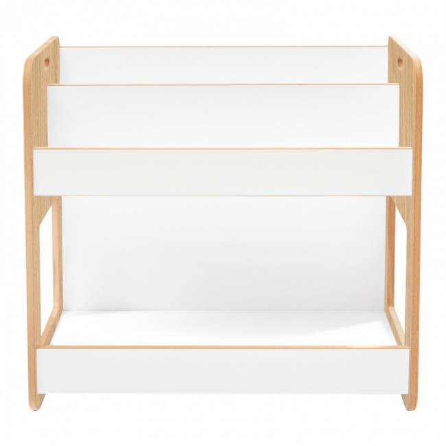 Ραφιέρα Dovere pakoworld φυσικό-λευκό mdf 56x34x55εκ Ραφιέρα Dovere pakoworld φυσικό-λευκό mdf 56x34x55εκ