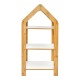 Ραφιέρα Montessori Zoilen I pakoworld λευκό-φυσικό-μπλε mdf 50x30x100εκ Ραφιέρα Montessori Zoilen I pakoworld λευκό-φυσικό-μπλε mdf 50x30x100εκ