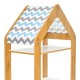 Ραφιέρα Montessori Zoilen I pakoworld λευκό-φυσικό-μπλε mdf 50x30x100εκ Ραφιέρα Montessori Zoilen I pakoworld λευκό-φυσικό-μπλε mdf 50x30x100εκ