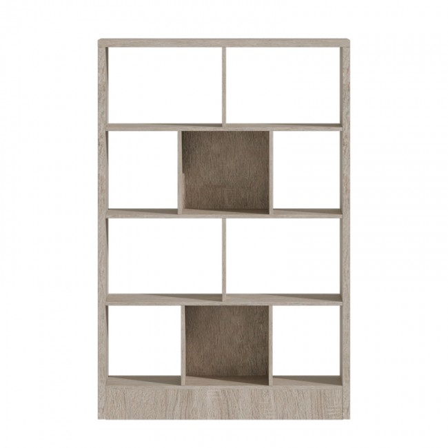 Βιβλιοθήκη Dividre pakoworld sonoma oak μελαμίνης 120x30x181εκ Βιβλιοθήκη Dividre pakoworld sonoma oak μελαμίνης 120x30x181εκ