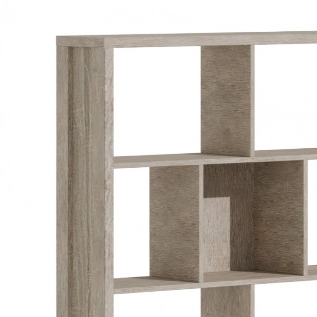 Βιβλιοθήκη Dividre pakoworld sonoma oak μελαμίνης 120x30x181εκ Βιβλιοθήκη Dividre pakoworld sonoma oak μελαμίνης 120x30x181εκ