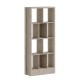 Βιβλιοθήκη Dividre pakoworld sonoma oak μελαμίνης 80x30x181εκ Βιβλιοθήκη Dividre pakoworld sonoma oak μελαμίνης 80x30x181εκ