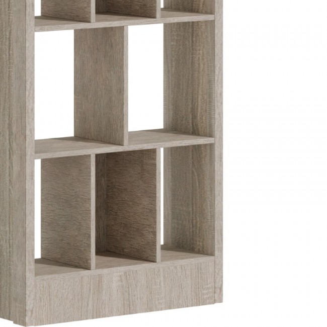 Βιβλιοθήκη Dividre pakoworld sonoma oak μελαμίνης 80x30x181εκ Βιβλιοθήκη Dividre pakoworld sonoma oak μελαμίνης 80x30x181εκ