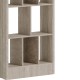 Βιβλιοθήκη Dividre pakoworld sonoma oak μελαμίνης 80x30x181εκ Βιβλιοθήκη Dividre pakoworld sonoma oak μελαμίνης 80x30x181εκ