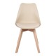 Καρέκλα Gaston pakoworld PP-PU taupe απόχρωση- φυσικό πόδι 43x51x75εκ Καρέκλα Gaston pakoworld PP-PU taupe απόχρωση- φυσικό πόδι 43x51x75εκ