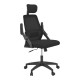 Καρέκλα γραφείου Peja pakoworld mesh ύφασμα μαύρο 58x60x107-117εκ Καρέκλα γραφείου Peja pakoworld mesh ύφασμα μαύρο 58x60x107-117εκ