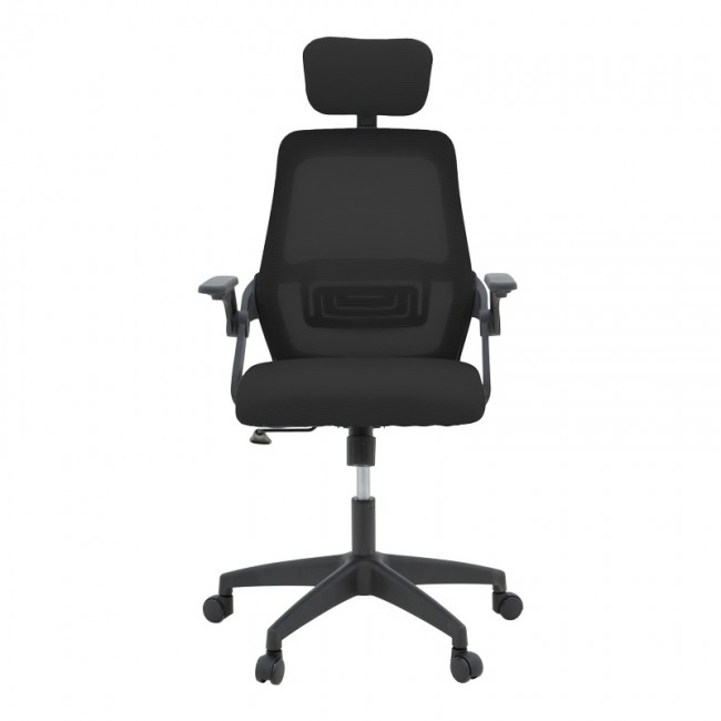 Καρέκλα γραφείου Peja pakoworld mesh ύφασμα μαύρο 58x60x107-117εκ Καρέκλα γραφείου Peja pakoworld mesh ύφασμα μαύρο 58x60x107-117εκ