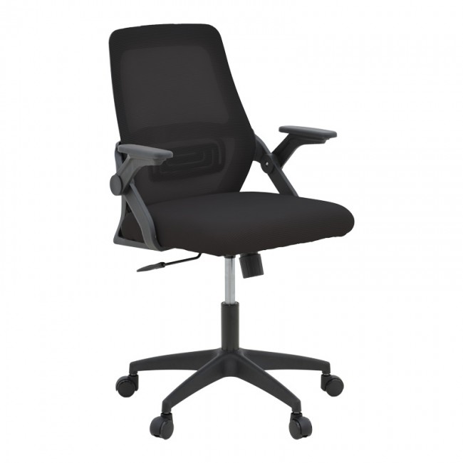 Καρέκλα γραφείου Reji pakoworld mesh ύφασμα μαύρο 58x60x89-99εκ Καρέκλα γραφείου Reji pakoworld mesh ύφασμα μαύρο 58x60x89-99εκ