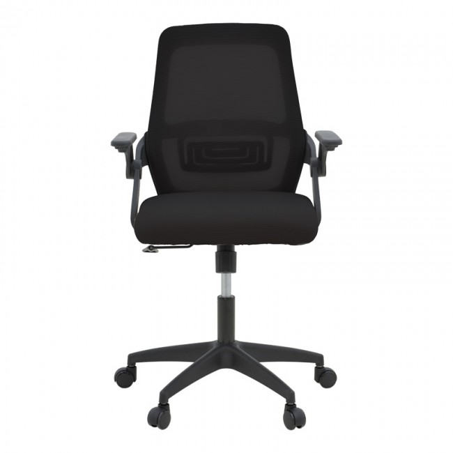 Καρέκλα γραφείου Reji pakoworld mesh ύφασμα μαύρο 58x60x89-99εκ Καρέκλα γραφείου Reji pakoworld mesh ύφασμα μαύρο 58x60x89-99εκ