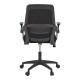 Καρέκλα γραφείου Reji pakoworld mesh ύφασμα μαύρο 58x60x89-99εκ Καρέκλα γραφείου Reji pakoworld mesh ύφασμα μαύρο 58x60x89-99εκ
