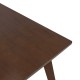 Τραπέζι Benson pakoworld MDF με καπλαμά χρώμα καρυδί 80x80x75εκ Τραπέζι Benson pakoworld MDF με καπλαμά χρώμα καρυδί 80x80x75εκ