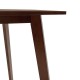 Τραπέζι Benson pakoworld MDF με καπλαμά χρώμα καρυδί 80x80x75εκ Τραπέζι Benson pakoworld MDF με καπλαμά χρώμα καρυδί 80x80x75εκ