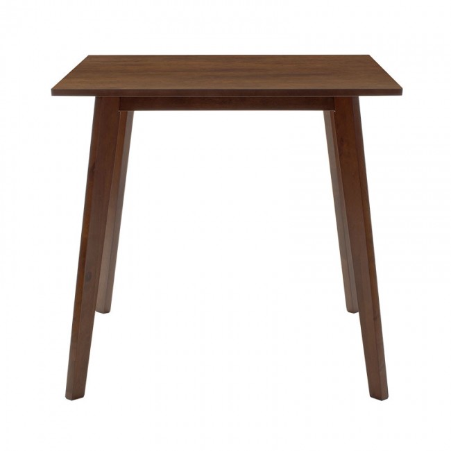 Τραπέζι Benson pakoworld MDF με καπλαμά χρώμα καρυδί 80x80x75εκ Τραπέζι Benson pakoworld MDF με καπλαμά χρώμα καρυδί 80x80x75εκ