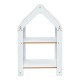 Ραφιέρα Montessori Zoilen pakoworld λευκό-μπλε mdf 50x30x80εκ Ραφιέρα Montessori Zoilen pakoworld λευκό-μπλε mdf 50x30x80εκ