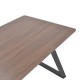 Τραπέζι Winor pakoworld καρυδί mdf-πόδι μαύρο μεταλλικό 160x90x75εκ Τραπέζι Winor pakoworld καρυδί mdf-πόδι μαύρο μεταλλικό 160x90x75εκ