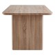 Tραπέζι Faghan pakoworld καφέ mdf 180x90x76εκ Tραπέζι Faghan pakoworld καφέ mdf 180x90x76εκ