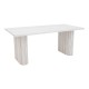 Τραπέζι Loozir pakoworld mdf σε απόχρωση λευκό μαρμάρου 180x90x75εκ Τραπέζι Loozir pakoworld mdf σε απόχρωση λευκό μαρμάρου 180x90x75εκ