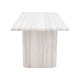 Τραπέζι Loozir pakoworld mdf σε απόχρωση λευκό μαρμάρου 180x90x75εκ Τραπέζι Loozir pakoworld mdf σε απόχρωση λευκό μαρμάρου 180x90x75εκ