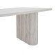Τραπέζι Loozir pakoworld mdf σε απόχρωση λευκό μαρμάρου 180x90x75εκ Τραπέζι Loozir pakoworld mdf σε απόχρωση λευκό μαρμάρου 180x90x75εκ