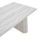 Τραπέζι Loozir pakoworld mdf σε απόχρωση λευκό μαρμάρου 180x90x75εκ Τραπέζι Loozir pakoworld mdf σε απόχρωση λευκό μαρμάρου 180x90x75εκ