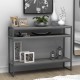 Κονσόλα Malloy pakoworld ανθρακί antique 120x33x90εκ Κονσόλα Malloy pakoworld ανθρακί antique 120x33x90εκ