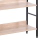 Βιβλιοθήκη Elbo pakoworld φυσικό-μαύρο μέταλλο 60x28x160εκ Βιβλιοθήκη Elbo pakoworld φυσικό-μαύρο μέταλλο 60x28x160εκ