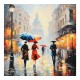 Πίνακας σε καμβά Nightdream I Inart 100x3x100εκ Πίνακας σε καμβά Nightdream I Inart 100x3x100εκ