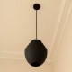 Φωτιστικό οροφής Kelsy Inart E27 μαύρο μέταλλο Φ30x122εκ Φωτιστικό οροφής Kelsy Inart E27 μαύρο μέταλλο Φ30x122εκ