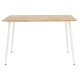 Τραπέζι Cuba pakoworld MDF sonoma-λευκό 120x80x75εκ Τραπέζι Cuba pakoworld MDF sonoma-λευκό 120x80x75εκ