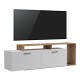 Έπιπλο τηλεόρασης Tobler pakoworld σε oak- λευκή απόχρωση 170x40x53εκ Έπιπλο τηλεόρασης Tobler pakoworld σε oak- λευκή απόχρωση 170x40x53εκ