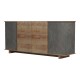 Μπουφές Zafore pakoworld σε oak - καφέ antique απόχρωση 180x45x80εκ Μπουφές Zafore pakoworld σε oak - καφέ antique απόχρωση 180x45x80εκ