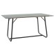 Τραπέζι Revello pakoworld sintered stone μαύρο μαρμάρου-μαύρο 150x90x75εκ Τραπέζι Revello pakoworld sintered stone μαύρο μαρμάρου-μαύρο 150x90x75εκ