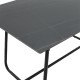 Τραπέζι Revello pakoworld sintered stone μαύρο μαρμάρου-μαύρο 150x90x75εκ Τραπέζι Revello pakoworld sintered stone μαύρο μαρμάρου-μαύρο 150x90x75εκ