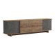 Έπιπλο τηλεόρασης Zafore pakoworld σε oak-καφέ antique απόχρωση 180x33x50εκ Έπιπλο τηλεόρασης Zafore pakoworld σε oak-καφέ antique απόχρωση 180x33x50εκ