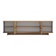 Έπιπλο τηλεόρασης Zafore pakoworld σε oak-καφέ antique απόχρωση 180x33x50εκ Έπιπλο τηλεόρασης Zafore pakoworld σε oak-καφέ antique απόχρωση 180x33x50εκ