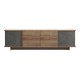 Έπιπλο τηλεόρασης Zafore pakoworld σε oak-καφέ antique απόχρωση 180x33x50εκ Έπιπλο τηλεόρασης Zafore pakoworld σε oak-καφέ antique απόχρωση 180x33x50εκ